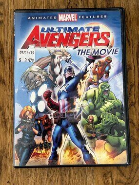 Ultimate Avengers The Movie 2006 DVD Animated Marvel Features Pre-Owned